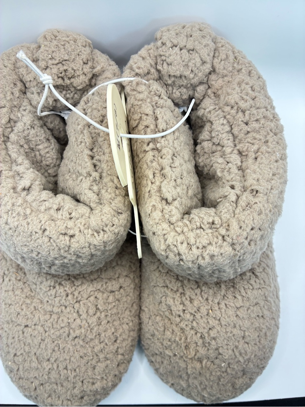 Sonoma Plush Sherpa Slipper Boots - Beige